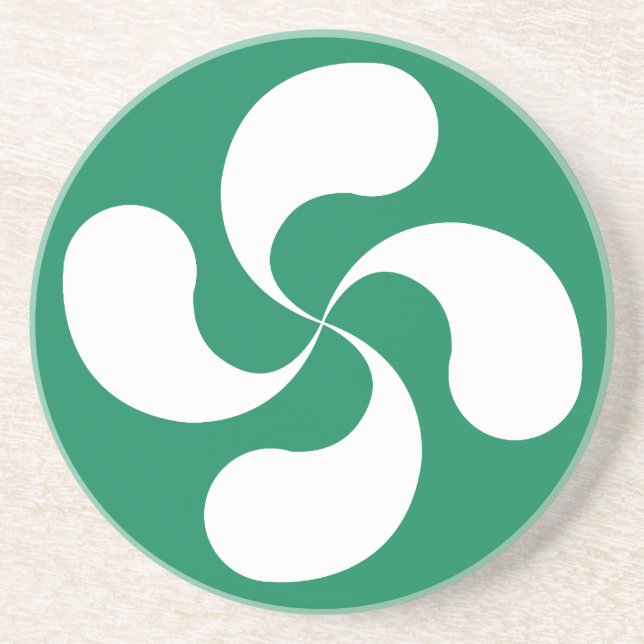 Dessous de verre Croix Basque "Lauburu" (Devant)