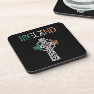 Dessous de verre croix celtique d'Irlande