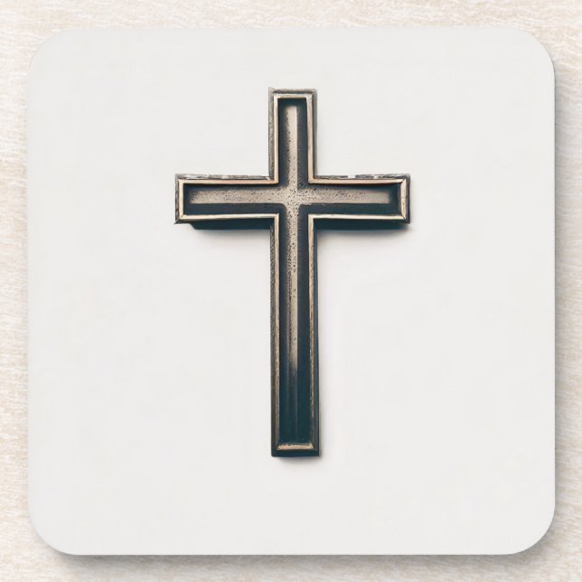 Dessous-de-verre Croix religieuse (Devant)