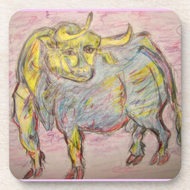 Dessous-de-verre Croquis Bull (Devant)