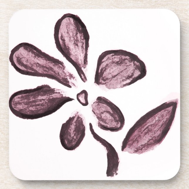 Dessous-de-verre Croquis de fleur (Devant)