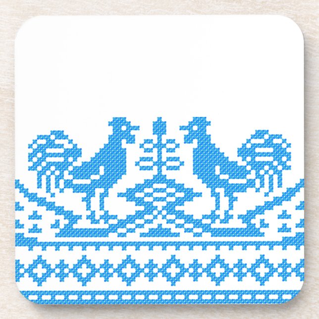 Dessous-de-verre Cross-stitch (Devant)