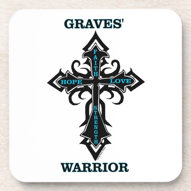 Dessous-de-verre Cross/Warrior...Graves' (Devant)