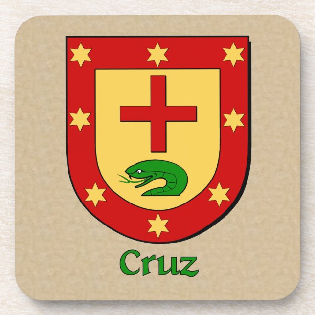Dessous-de-verre Cruz Family Shield (Devant)