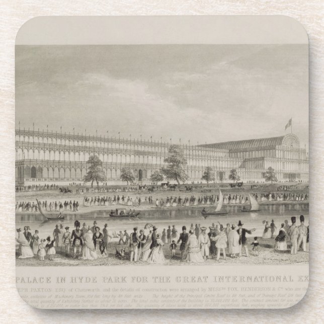Dessous-de-verre Crystal Palace dans Hyde Park pour le grand Inte (Devant)