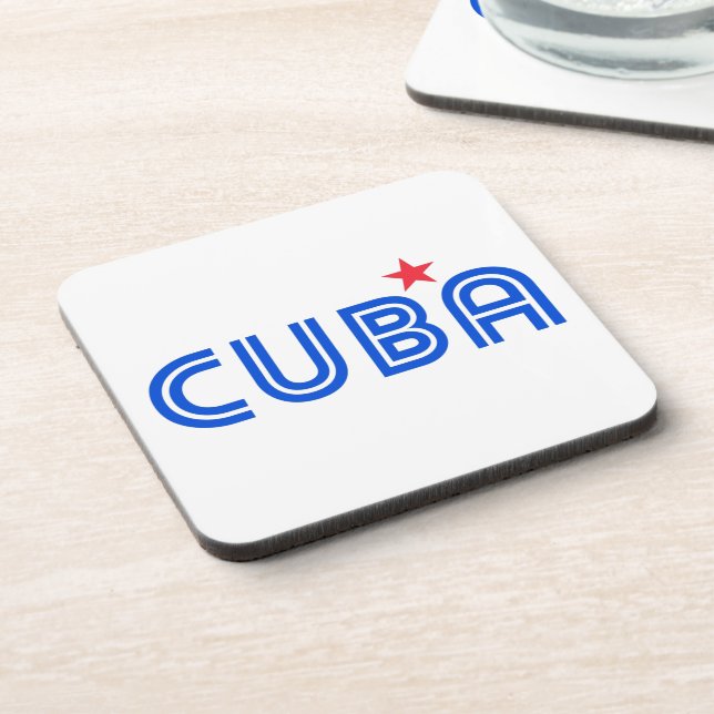 Dessous-de-verre Cuba Retro (Côté gauche)