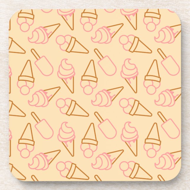 Dessous-de-verre Cuisine estivale avec contours de glace (Devant)