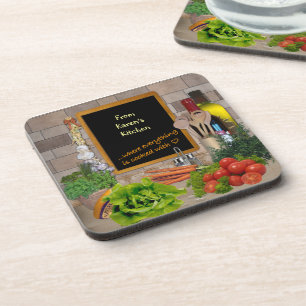 Dessous-de-verre Cuisine personnalisable