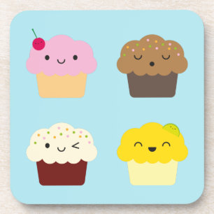 Dessous-de-verre Cupcake de Kawaii