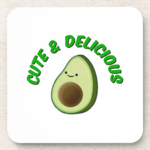 Dessous-de-verre Cute Et Délicieux Avocado