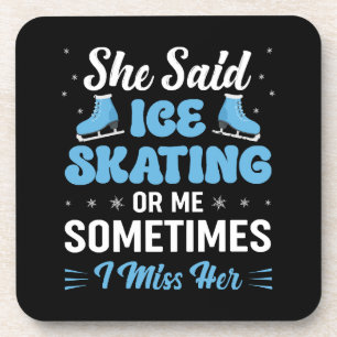 Dessous-de-verre Cute Ice Rink Synchronized appelle