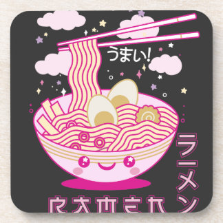 Dessous-de-verre Cute Kawaii Ramen Anime nouilles Ramen Filles, Ado