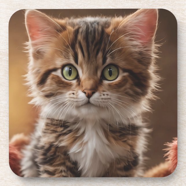 Dessous-de-verre Cute Kitten (Devant)