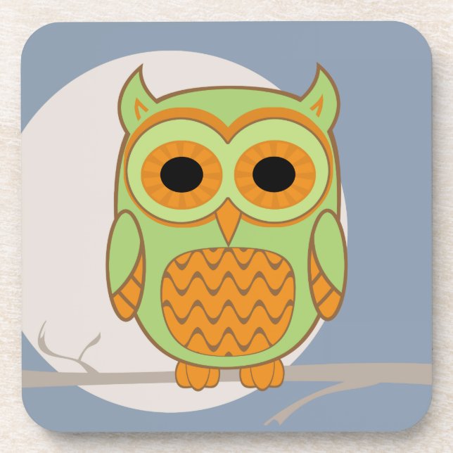 Dessous-de-verre Cute Owl (Devant)