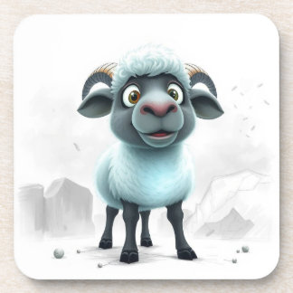 Dessous-de-verre Cute Sheep Cozy Design