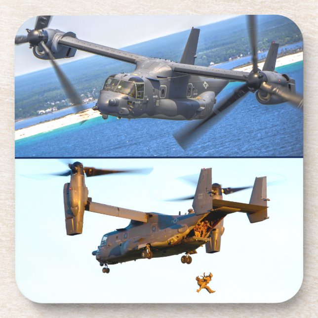 DESSOUS-DE-VERRE CV-22 OSPREY (Devant)