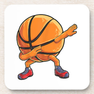 Dessous-de-verre Dabbing Basketball Ball Funny Boys Hommes Femmes S