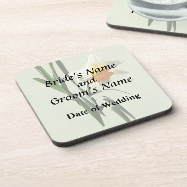Dessous-de-verre Daffodil Taking a Bow Wedding Products (Côté gauche)
