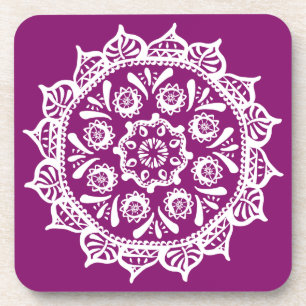 Dessous-de-verre Dahlia Mandala