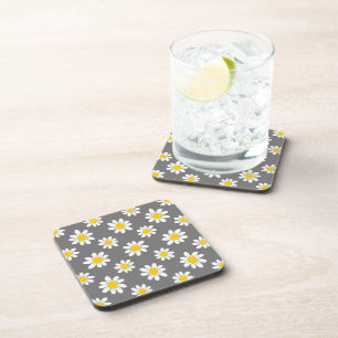 Dessous-de-verre Daisies de White Yellow