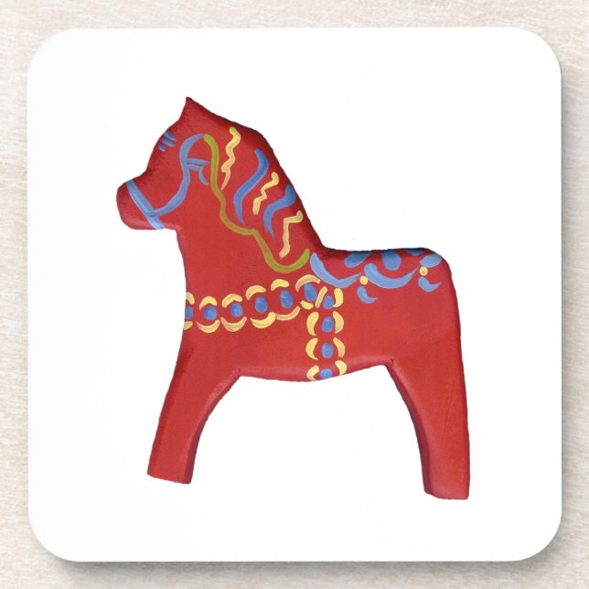 Dessous de verre Dala Horse (Devant)