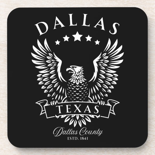 Dessous-de-verre Dallas Texas Vintage Eagle (Devant)