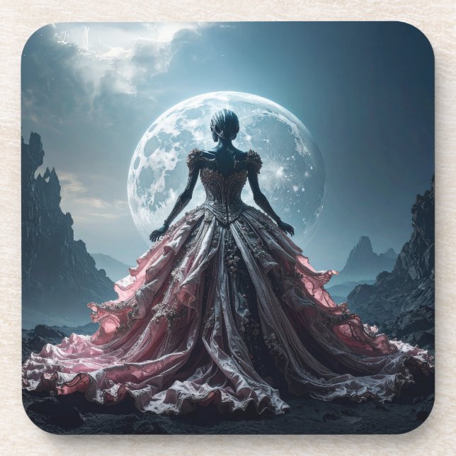 Dessous-de-verre Dans la lueur de la lune (Devant)