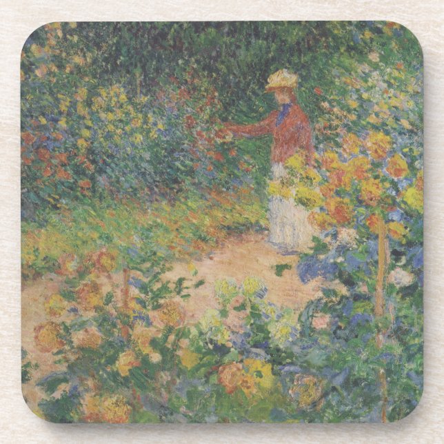 Dessous-de-verre Dans le jardin - Claude Monet - c1895 (Devant)