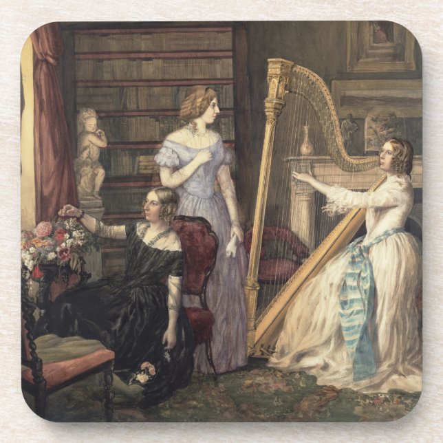 Dessous-de-verre Dans le salon (la semaine sur le papier) (Devant)