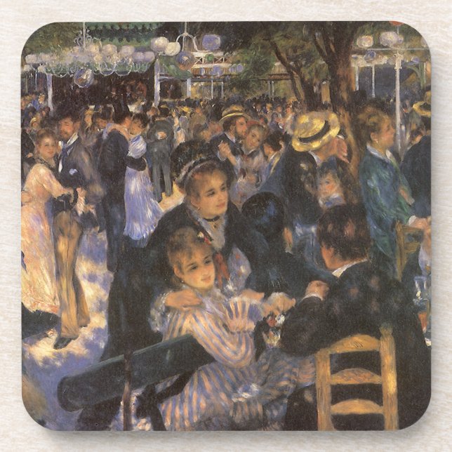 Dessous-de-verre Danse au Moulin de la Galette par Pierre Renoir (Devant)
