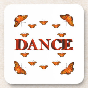 Dessous-de-verre Danse avec des papillons design