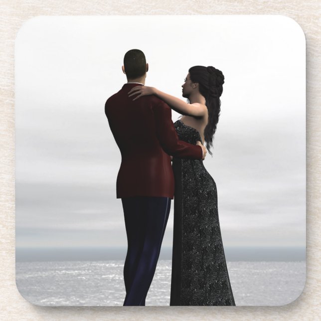 Dessous-de-verre Danse avec moi (Devant)