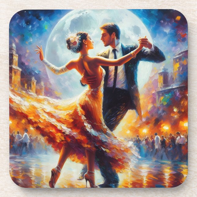 Dessous-de-verre Danse de Salon Danse Swing Musique Danse (Devant)