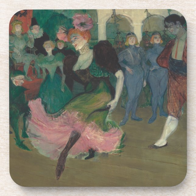 Dessous-de-verre Danser le Bolero - Peinture Toulouse-Lautrec (Devant)