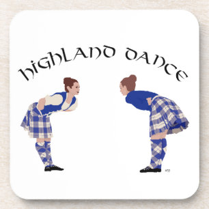 Dessous-de-verre Danseurs des Highlands s'inclinent