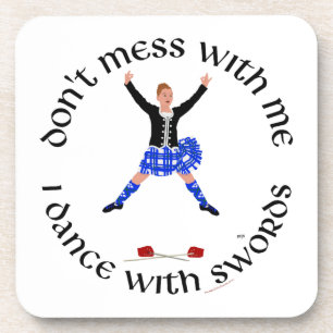Dessous-de-verre Danseuse des Highlands Ne Me Cherchez Pas
