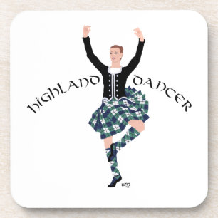 Dessous-de-verre Danseuse Highland Écossaise - Fling
