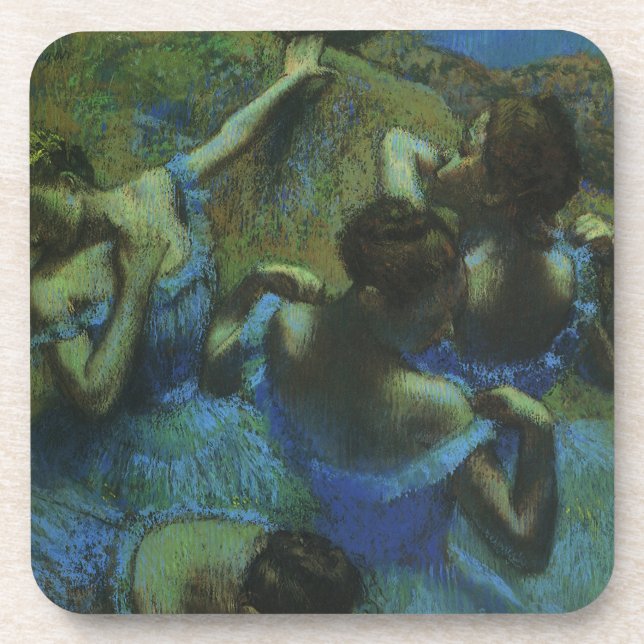 Dessous-de-verre Danseuses bleues par Edgar Degas, Impressionnisme  (Devant)