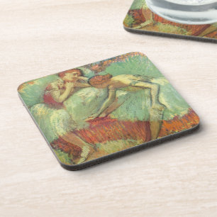 Dessous-de-verre Danseuses en vert par Edgar Degas, Ballet Vintage