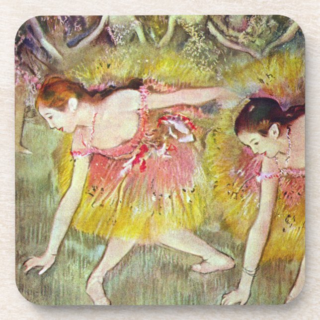 Dessous-de-verre Danseuses s'inclinant d'Edgar Degas, Art du ballet (Devant)