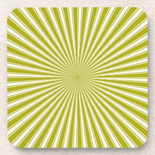 Dessous de verre d'art Abstrait à rayures blanche