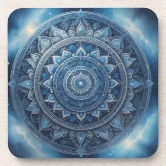 Dessous de verre d'art indien Mandala - artisanal
