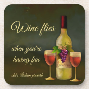 Dessous de verre d'art italien d'origine