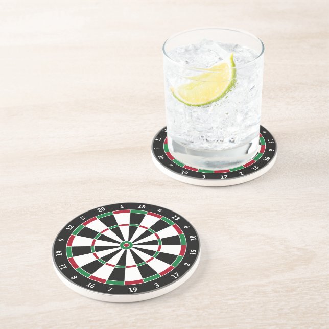 Dessous de verre Dartboard pour Décor Bar et Salle (Côté)