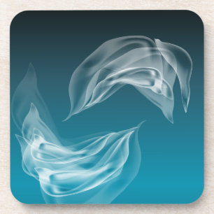 Dessous-de-verre Dauphins Abstraits en jeu