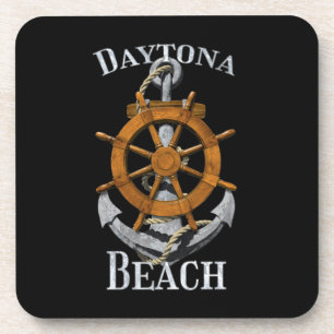 Dessous-de-verre Daytona Beach Florida Vacation Nautical Anchor Sai