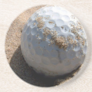 Dessous de verre de bac à sable de golf