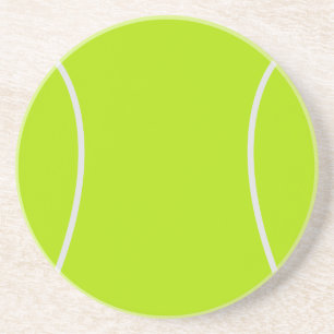 Dessous de verre de balle de tennis