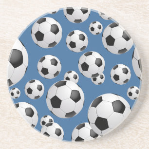Dessous de verre de ballons de football du