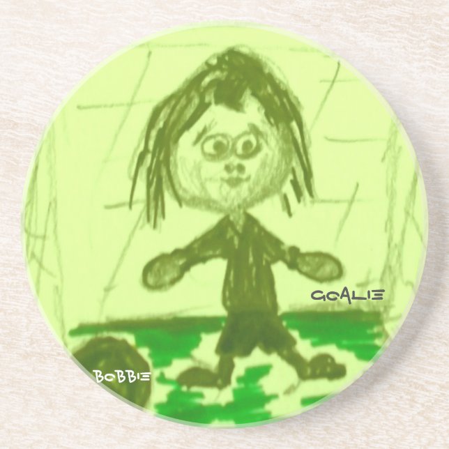 Dessous de verre de Bobbie-Gardien de but (Devant)